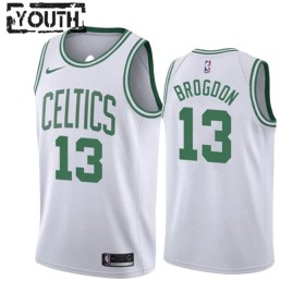 Dres Boston Celtics Malcolm Brogdon 13 Nike 2022-23 Association Edition Bijela Swingman - Dječji